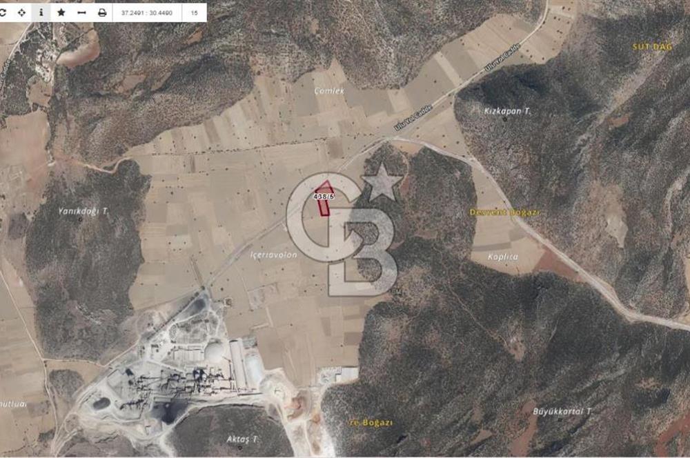 Bucak-Kızılkaya/Avdan 11.868 m2 Satılık Tarla