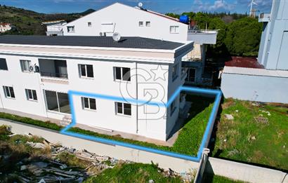 ÇANDARLI'DA BAHÇELİ VERANDALI GENİŞ 2+1 DAİRE