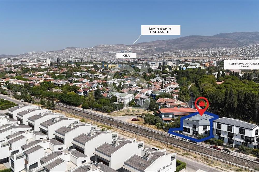 COLDWELL BANKER POYRAZ'DAN BORNOVA İKEA YAKINI İKİZ VİLLA