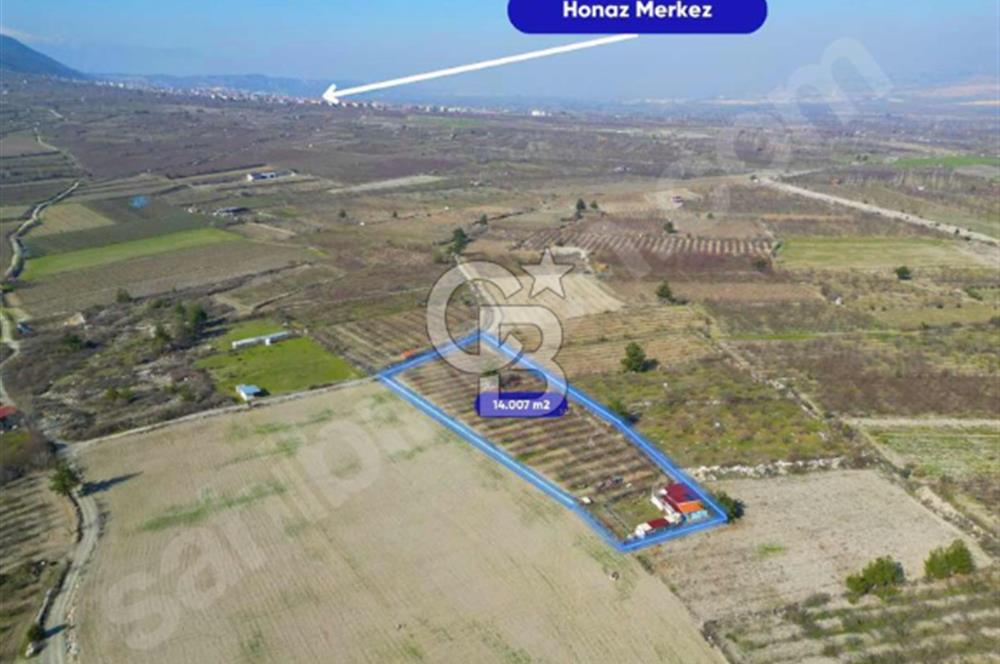 Honaz Menteşe'de Satılık Kiraz Bahçesi Ve Ev