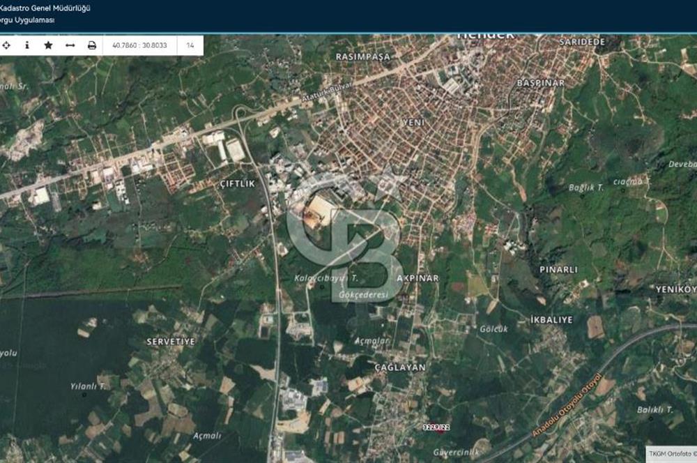 Sakarya Hendek'te Sanayi İmarlı Net 5829 m² Arsa