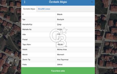 CB ELEGANCE'DEN YEDİLER MAHALLESİNDE SATILIK ARSA