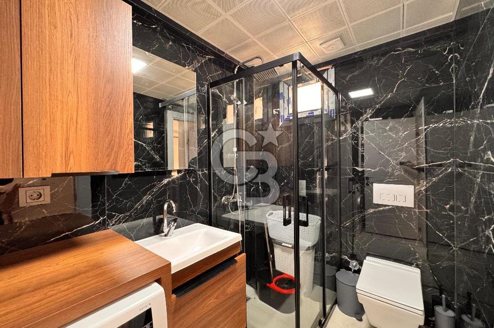 Bornova Havuzlu Sitede Eşyalı Kiralık 1+1 Daire