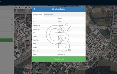 Bursa Nilüfer Odunluk Mah. Satılık İmarlı Arsa Hissesi