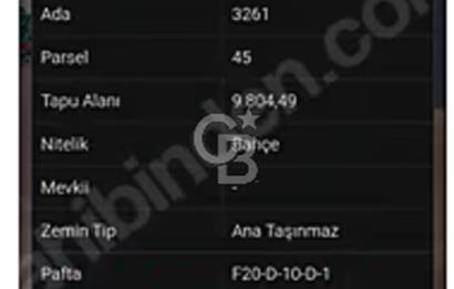 SİLİVRİ FENER MAHALLESİNDE MUSTAKİL TEK TAPU 9804 M2 ARSA