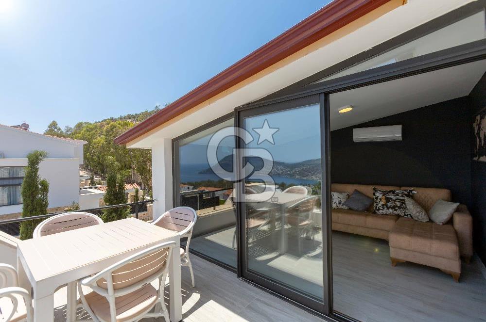 CB GİZ'DEN KAŞ KALKAN ORTAALAN'DA 4+2 SATILIK VİLLA