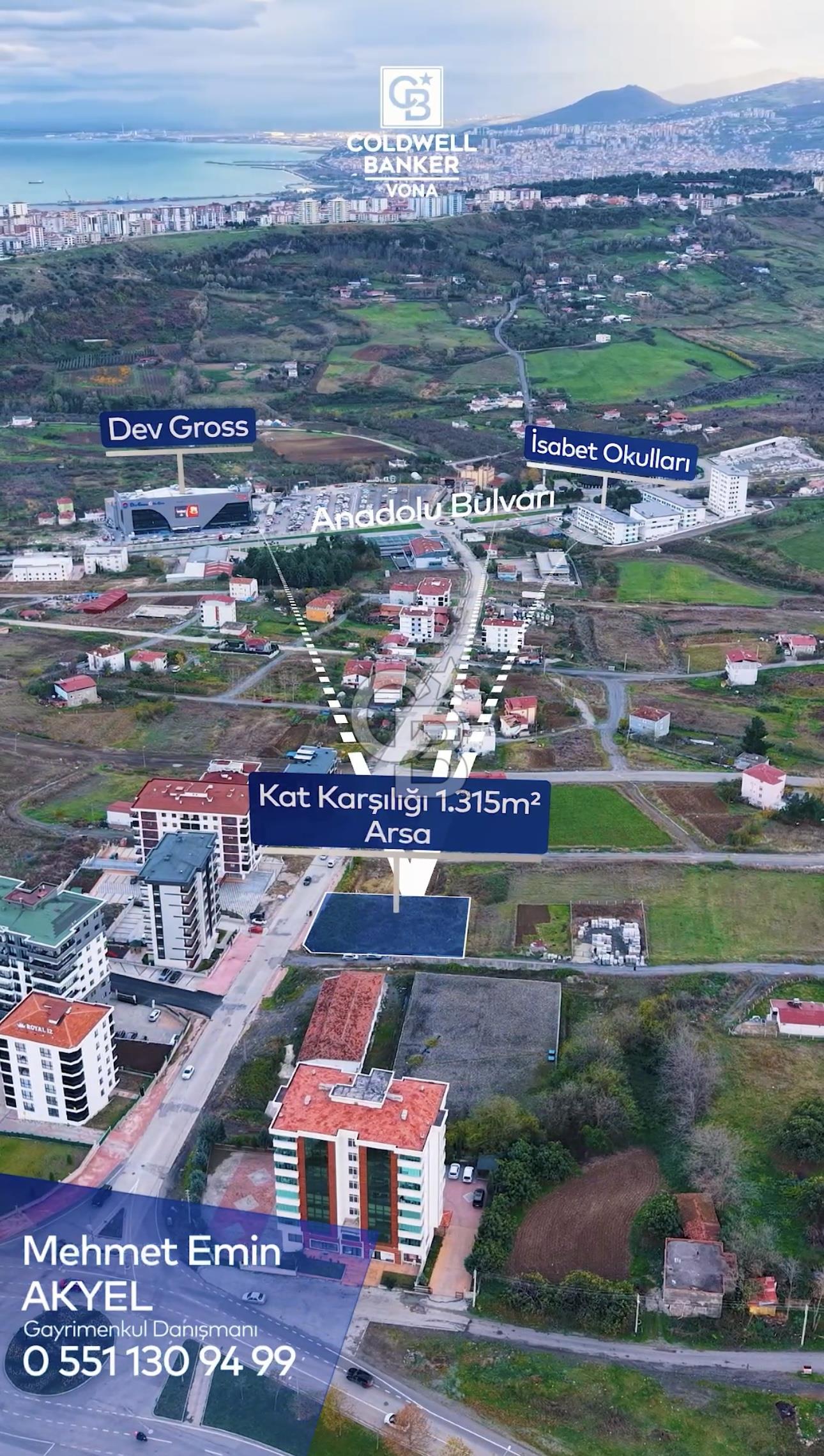 20 daire +340 m2 potansiyeli kat karşılığı arsa