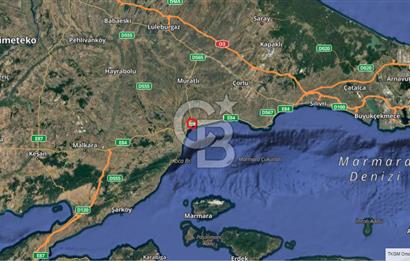 TEKİRDAĞ SÜLEYMANPAŞA GÜNDOĞDU DENİZ MANZARALI 57M2 SATILIK ARSA
