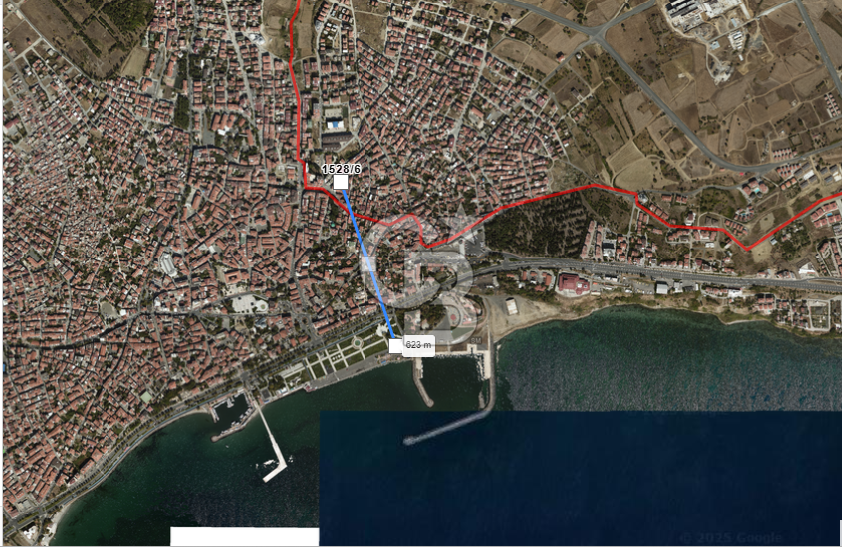 TEKİRDAĞ SÜLEYMANPAŞA GÜNDOĞDU DENİZ MANZARALI 57M2 SATILIK ARSA