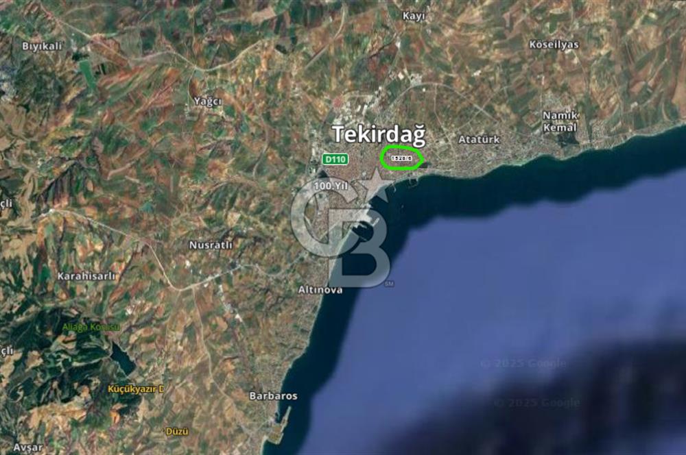 TEKİRDAĞ SÜLEYMANPAŞA GÜNDOĞDU DENİZ MANZARALI 57M2 SATILIK ARSA