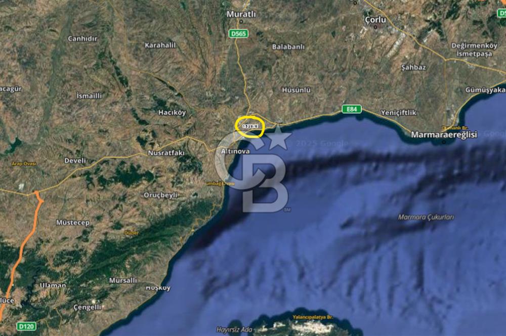 TEKİRDAĞ SÜLEYMANPAŞA GÜNDOĞDU DENİZ MANZARALI 57M2 SATILIK ARSA