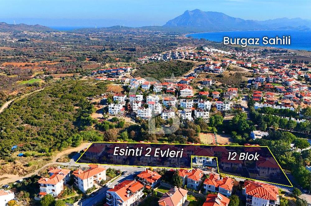 Datça Merkezde 1+1 Bahçeli Orta Kat Daire