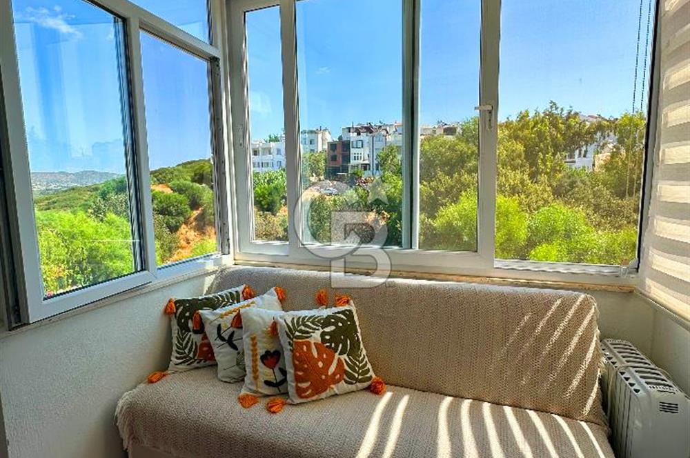 Datça Merkezde 1+1 Bahçeli Orta Kat Daire