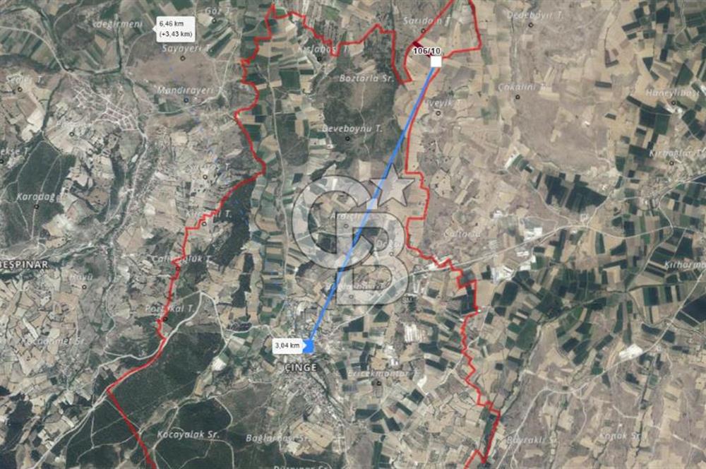 CB KİNG'DEN CİNGE MAHALLESİ SATILIK TARLA 