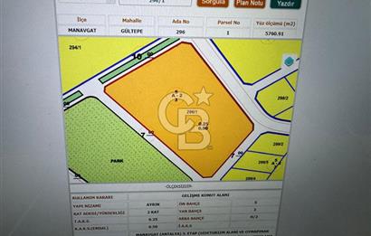 ANTALYA MANAVGAT GÜLTEPE Mh. SATILIK 2 ADET KONUT ARSASI