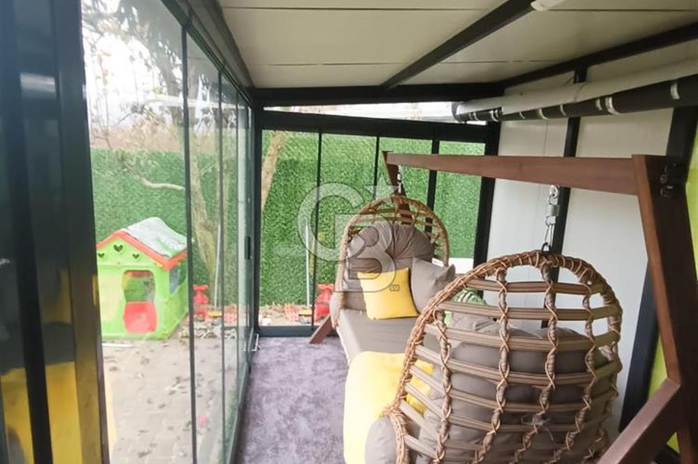 YENİCEABATDA KİRALIK EŞYALI BAHÇELİ EV