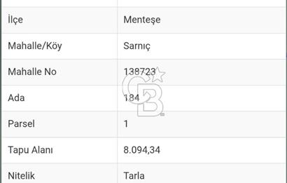 Sarnıç Mahallesi'nde, Denize 4 Km Mesafede Satılık 8 Dönüm Tarla