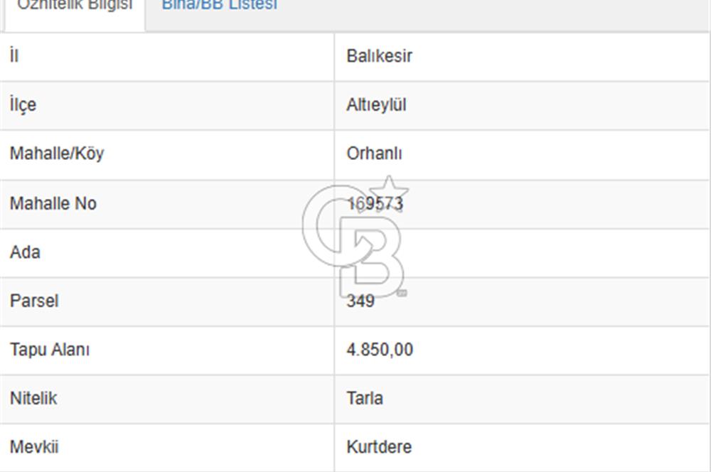 CB KİNG'DEN ORHANLI MAHALLESİ SATILIK TARLA