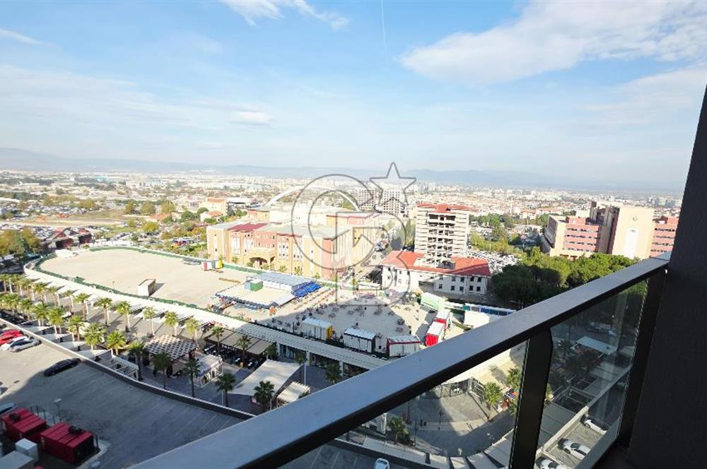 Manisa Meydan Sitesi Havuz Cephe Satılık 1+1 Daire