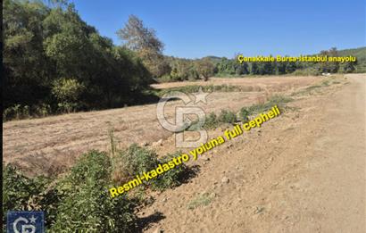 LAPSEKİ GÜRECİ'DE KÖPRÜYE VE ANAYOLA YAKIN"4248M²"SÜPER ARAZİ.