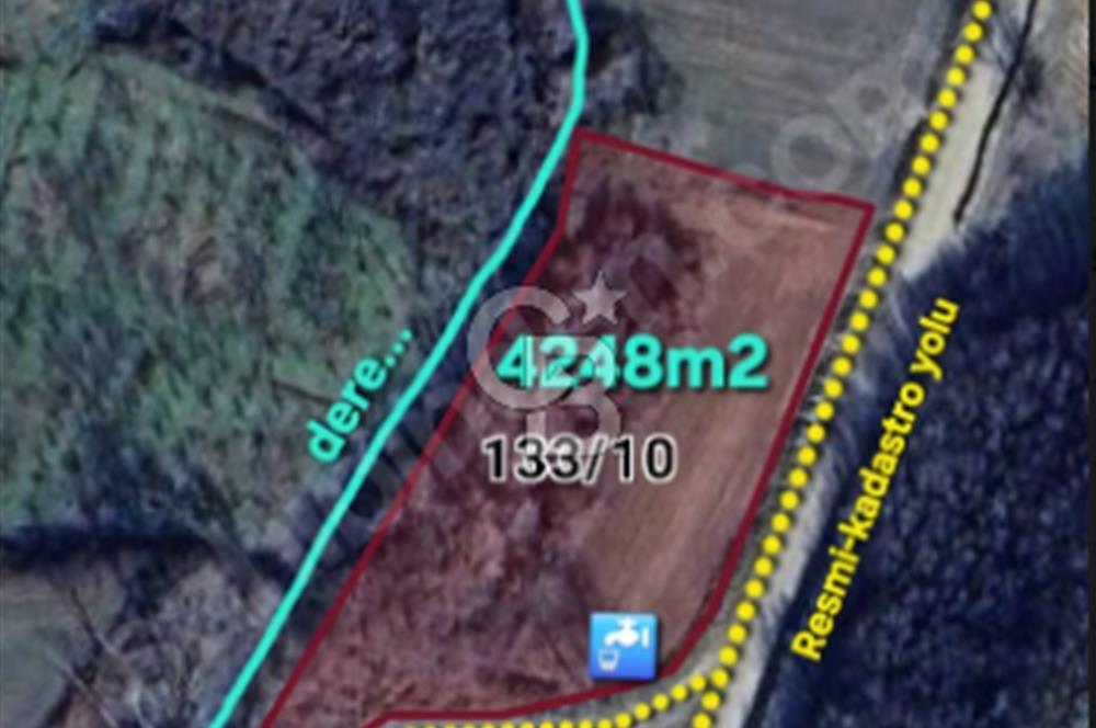 LAPSEKİ GÜRECİ'DE KÖPRÜYE VE ANAYOLA YAKIN"4248M²"SÜPER ARAZİ.