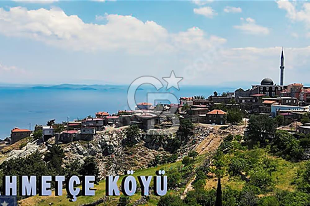 ÇANAKKALE/AYVACIK ASSOS/AHMETÇE'DE 3681M²KÖY İÇİ (1588M² İMARDA)