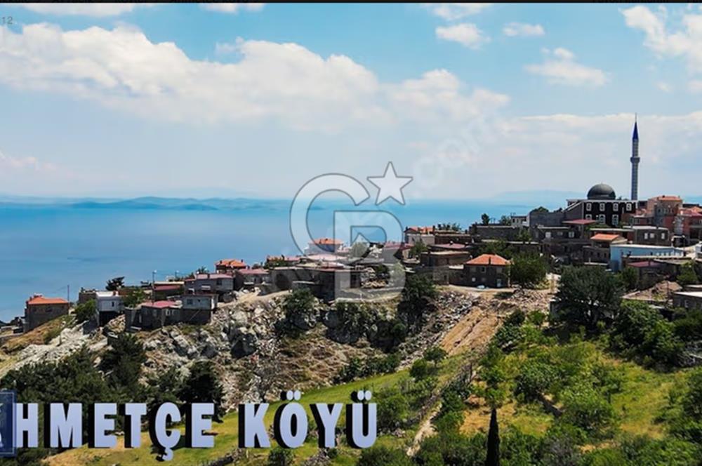 ÇANAKKALE/AYVACIK ASSOS/AHMETÇE'DE 3681M²KÖY İÇİ (1588M² İMARDA)