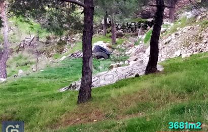 ÇANAKKALE/AYVACIK ASSOS/AHMETÇE'DE 3681M²KÖY İÇİ (1588M² İMARDA)