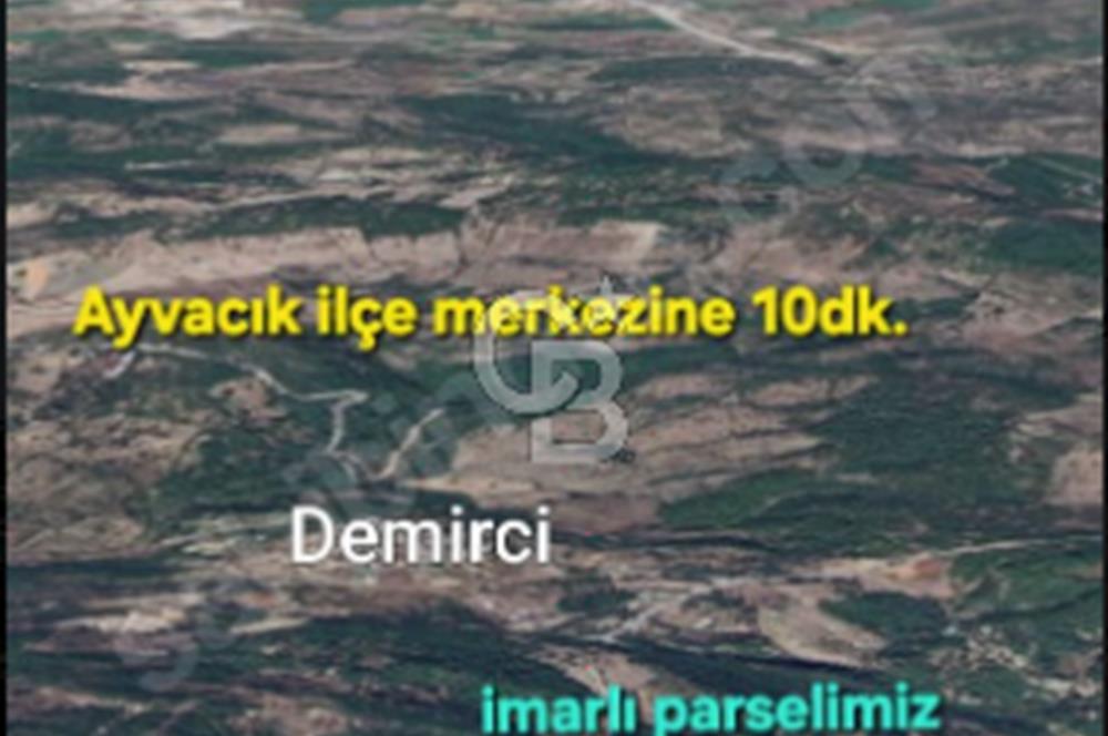 ÇANAKKALE/AYVACIK ASSOS/AHMETÇE'DE 3681M²KÖY İÇİ (1588M² İMARDA)