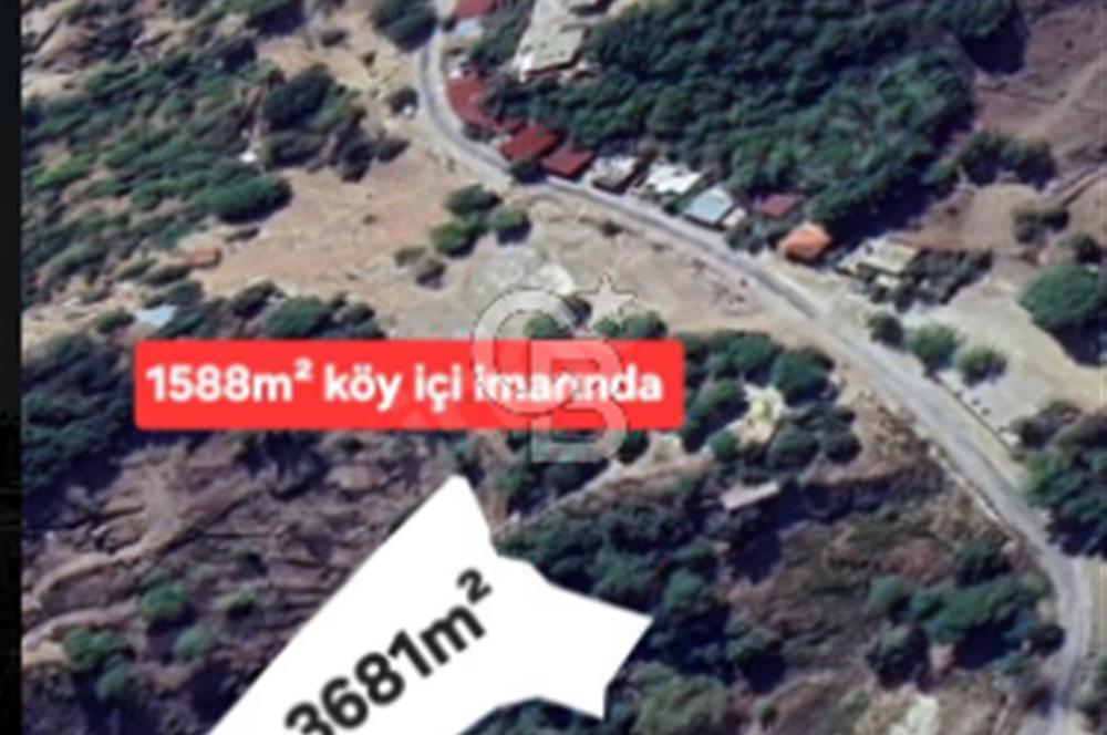 ÇANAKKALE/AYVACIK ASSOS/AHMETÇE'DE 3681M²KÖY İÇİ (1588M² İMARDA)