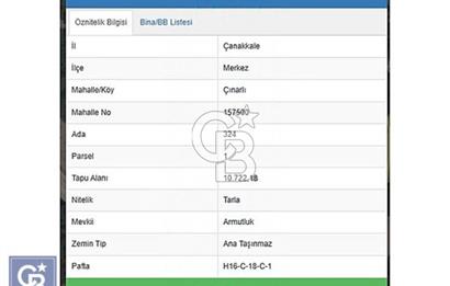 ÇINARLIDA ASFALTA CEPHELİ DENİZ MANZARALI ARAZİ