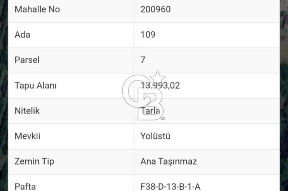 Samsun Termede Ticari/Konut İmarlı 14.000m2 Müstakil Tapulu Arsa