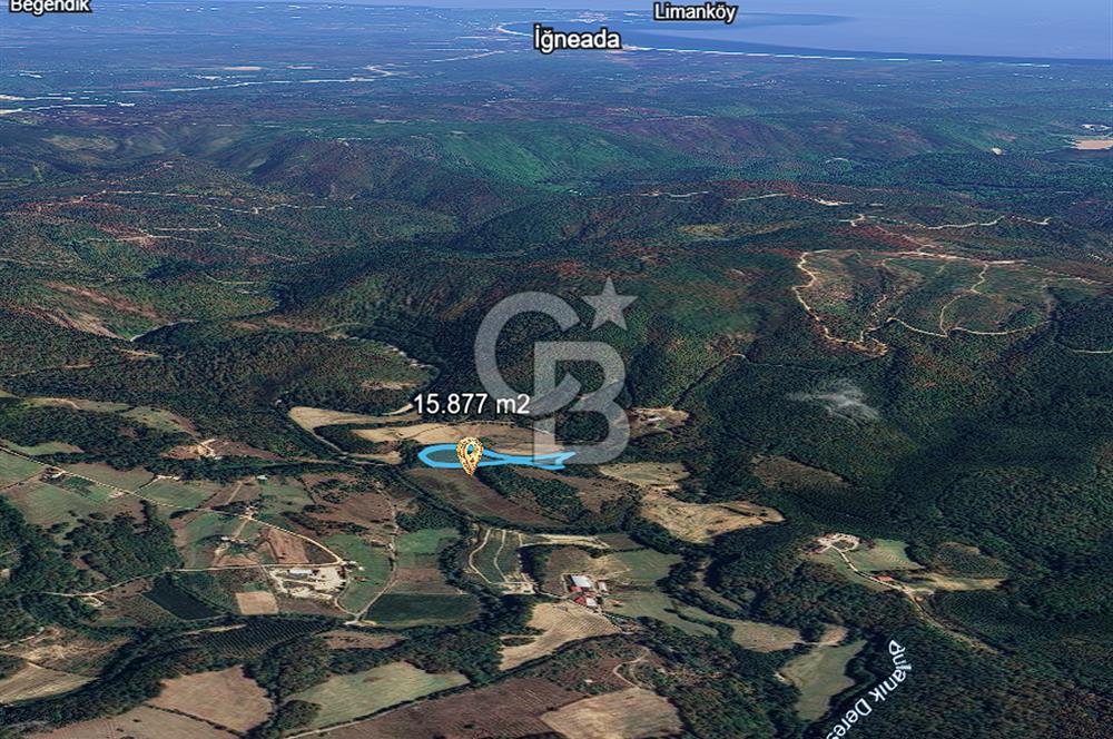 DEMİRKÖY DE 15 DÖNÜM EKO TURİZM RUHSATI ALINABİLİR ARSA