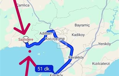 Saros Sazlıderede Satılık Şömineli Eşyalı 3+1 Ahsap Villa