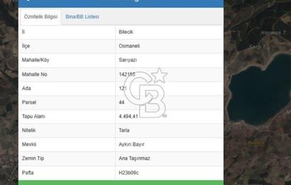 4,5 DÖNÜM YATIRIMLIK TARLA