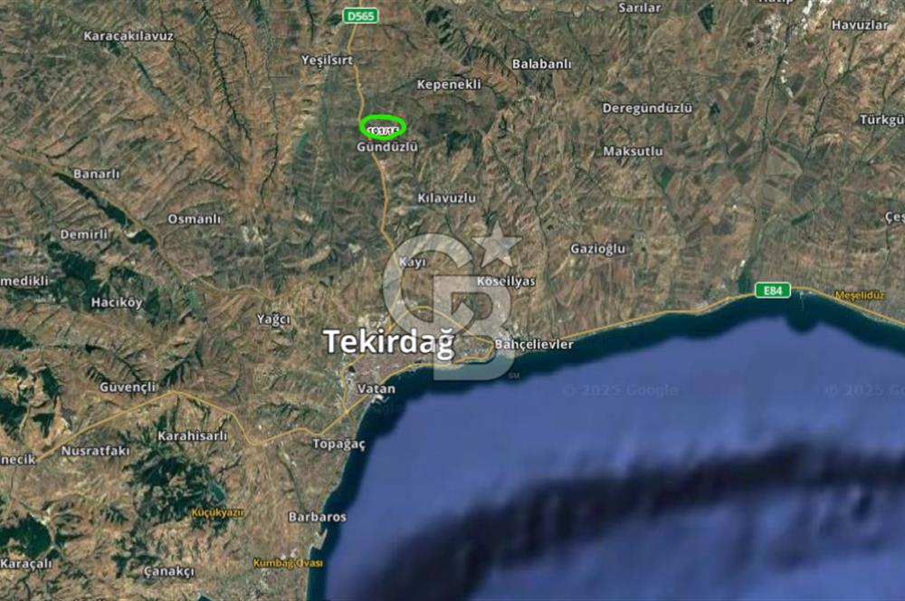 TEKİRDAÜĞ SÜLEYMANPAŞA GÜNDÜZLÜ 497M2 SATILIK ARAZİ