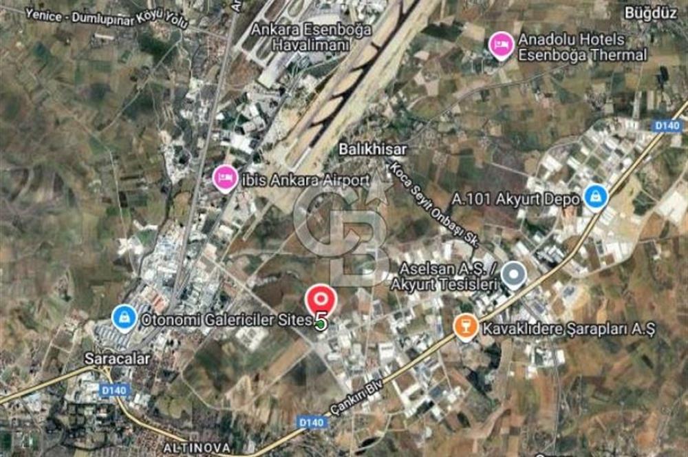 AKYURT BALIKHİSARDA SANAYİ 1. ETAPTA SATILIK İMARLI ARSA