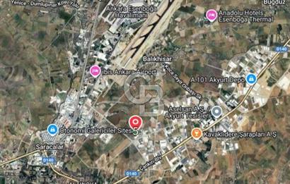 AKYURT BALIKHİSARDA SANAYİ 1. ETAPTA SATILIK İMARLI ARSA