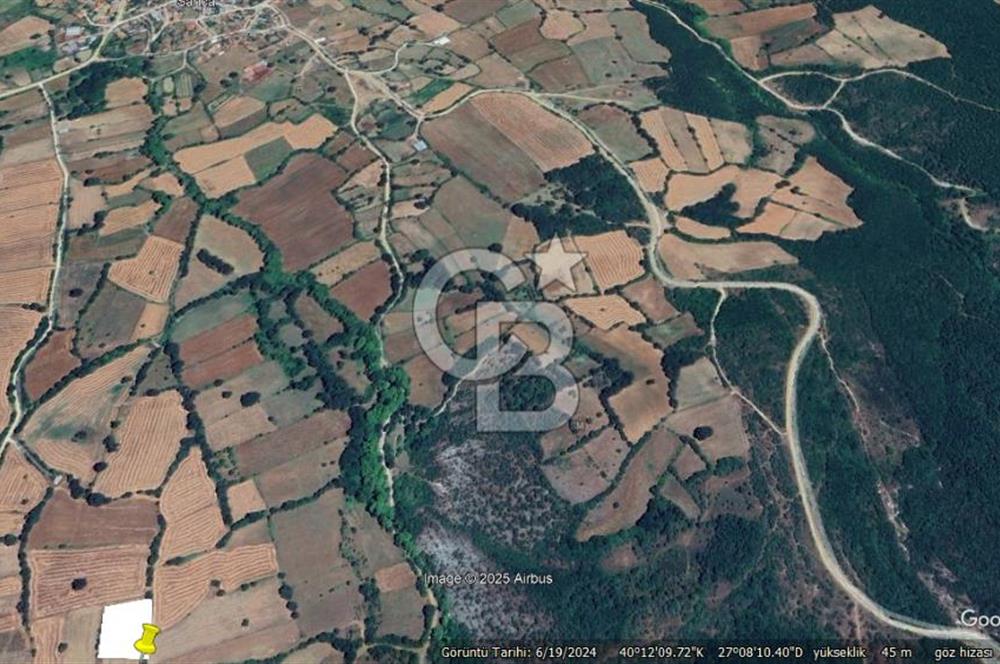 ÇANAKKALE BİGA SARICA KÖYDE SATILIK ARAZİ!!!