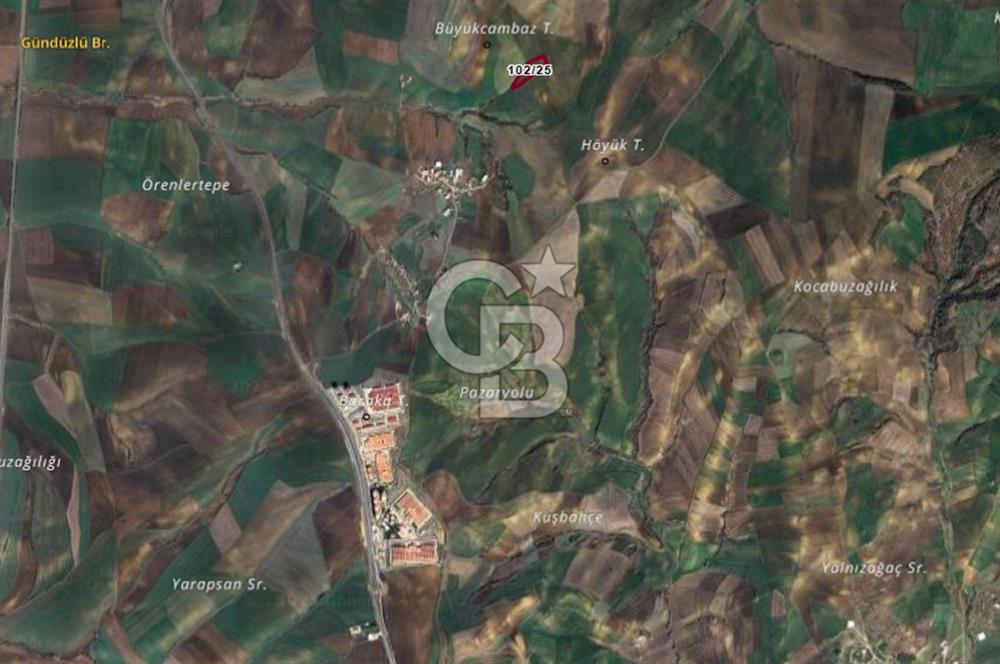 TEKİRDAĞ SÜLEYMANPAŞA GÜNDÜZLÜ, 4.158 M2, KÖYİÇİ SATILIK ARAZİ