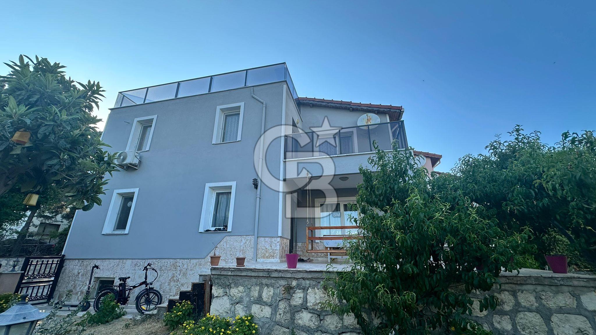 AYÇİÇEĞİ VİLLALARI DENİZ MANZARALI 6+2 SATILIK VİLLA