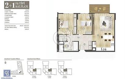 ÇINARKÖY EVLERİNDE OTURUMA HAZIR 2+1 SATILIK DAİRE