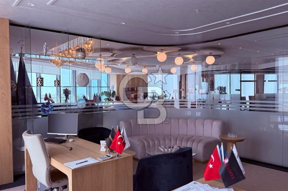 NEO'DAN SKYLAND'DA KİRALIK 480M2 TERASLI MOBİLYALI HAZIR OFİS !!