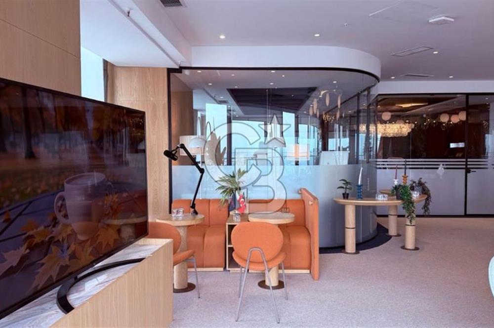 NEO'DAN SKYLAND'DA KİRALIK 480M2 TERASLI MOBİLYALI HAZIR OFİS !!