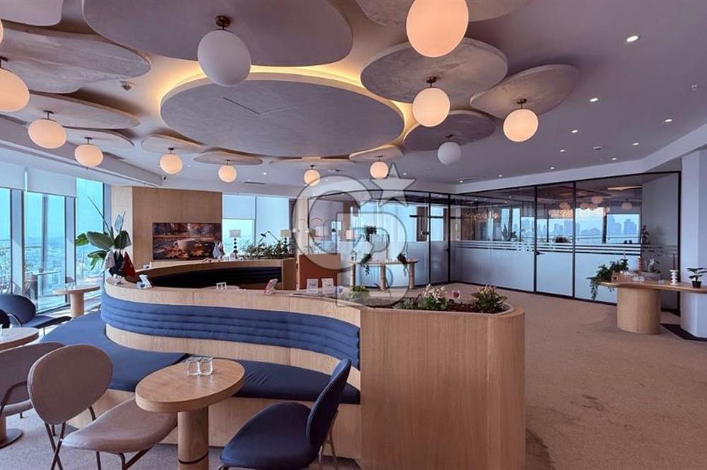 NEO'DAN SKYLAND'DA KİRALIK 480M2 TERASLI MOBİLYALI HAZIR OFİS !!