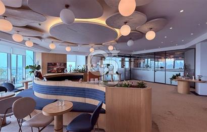 NEO'DAN SKYLAND'DA KİRALIK 480M2 TERASLI MOBİLYALI HAZIR OFİS !!