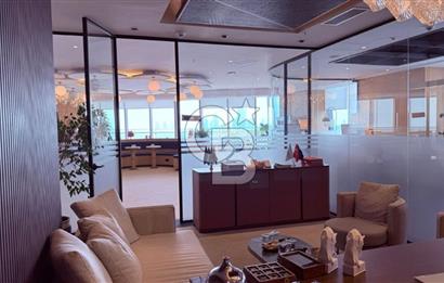 NEO'DAN SKYLAND'DA KİRALIK 480M2 TERASLI MOBİLYALI HAZIR OFİS !!