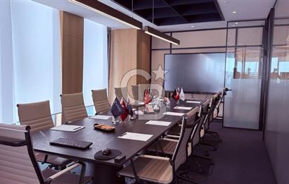 NEO'DAN SKYLAND'DA KİRALIK 480M2 TERASLI MOBİLYALI HAZIR OFİS !!