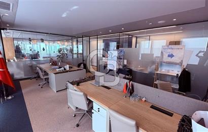NEO'DAN SKYLAND'DA KİRALIK 480M2 TERASLI MOBİLYALI HAZIR OFİS !!