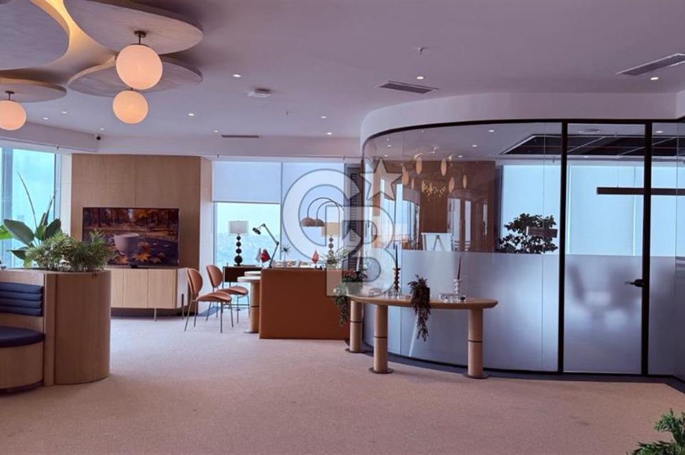 NEO'DAN SKYLAND'DA KİRALIK 480M2 TERASLI MOBİLYALI HAZIR OFİS !!